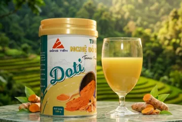 Tinh Bột Nghệ Đỏ 100% Doti (500g)